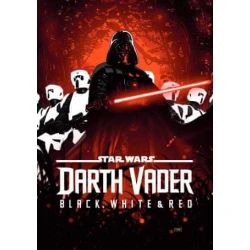 SW DARTH VADER BLACK WHITE & RED TREASUR