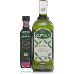Olitalia Maslinovo ulje Extra Vergine i Sirće Aceto Balsamico, 1l + 0,25l