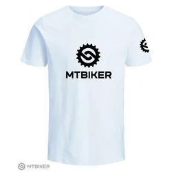 MTBIKER LOGO 2 majica, bela (S)