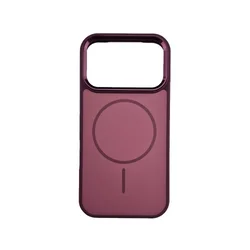 Silikonska futrola Magsafe Chrome Iphone 18 Pro Max/17 Pro Max Cherry Red
