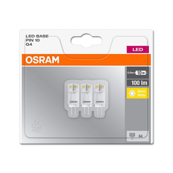 SET 3x LED Žarulja G4/0,9W/12V 2700K - Osram