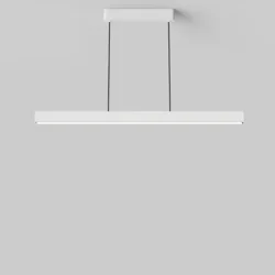 Opple Viseća lampa za trpezariju, 47 W, Bela