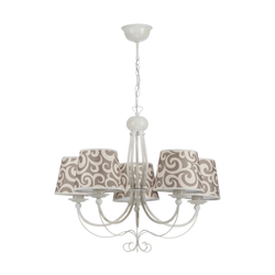 Jupiter 1494 - Luster na lancu SUSAN 5xE27/60W/230V