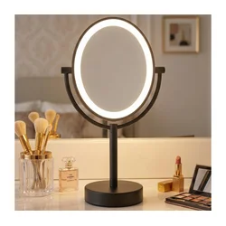 Eglo 201599 - Kozmetičko ogledalo sa LED osvetljenjem LED/4W/4xAA IP65 crno