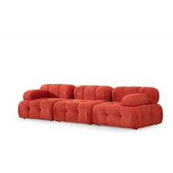 Atelier del Sofa L1 O1 1R Doblo Sofa, 3 Sedišta, Crvena