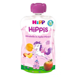 Hipp pouch jabuka,mirabel šljiva i breskva 100g