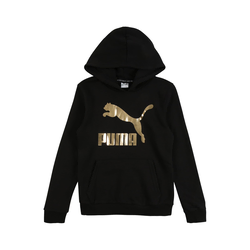 PUMA Duks za devojčice Classics Logo Hoodie G, 530209-01, Crni