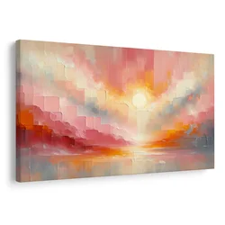 Slika pastelni sončni vzhod - 150x100