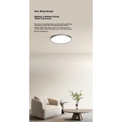 Lipro Plafonska lampa LED, 75 W, Bela
