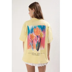Trendyol Milla Ženska majica TWOSS25TS00055, Žuta