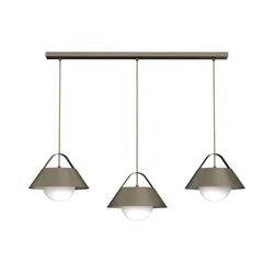Luster na sajli FUNDA 3xE27/15W/230V bronzan