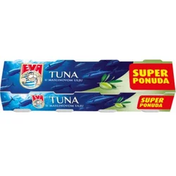 TUNA KOMADI U MASLINOVOM ULJU EVA 4X80G
