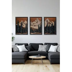 Wallity Slika Ersy3Syhcrv41, 3 dela, 34 x 49 cm