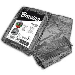 Bradas Ponjava siva 3x5m, 200g BR-PLG2003/5