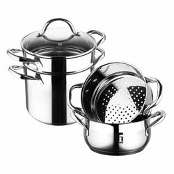 Set spremnika Bergner Cookware Gourmet Nehrđajući Čelik (2 pcs)