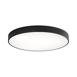 LED plafonsko svetlo CLEO LED/96W/230V 4000K, prečnik 80 cm, crno