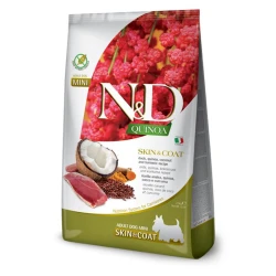 N&D Hrana za odrasle pse malih rasa sa osetljivom kožom i pse sklone alergijama, Pačetina, Kinoa, Kokos i Kurkuma, 2.5kg