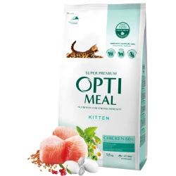 Optimeal Suva hrana za mačke, Piletina, 1.5kg