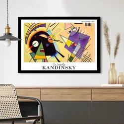 4262SYHKANDINSKY-010 Višenamenska Dekorativna Slika u Ram