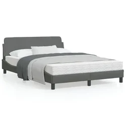 Okvir za krevet Dover tamnosivi 140 x 190 cm od tkanine