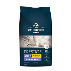 PRO-NUTRITION Suva hrana za mačke Prestige Adult 8+ Sterilised, Piletina, 10kg