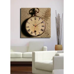 Opviq Zidni sat 45x45 Šareni