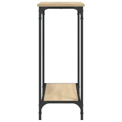 Konzolni stol boja hrasta 101x30,5x75 cm konstruirano drvo
