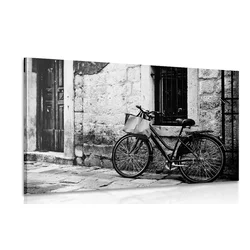 Slika retro kolo v črnobeli izvedbi - 30x20