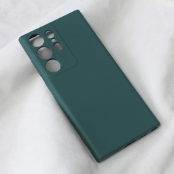 TERACELL Torbica Teracell Soft Velvet za Samsung S918B Galaxy S23 Ultra tamnozelena