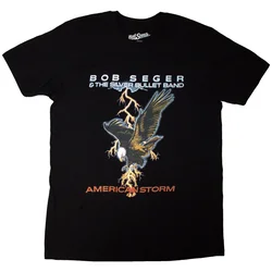 Bob Seger Tour 86 (Back Print) Black L Majica