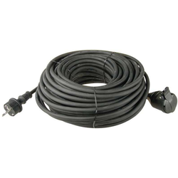 Emos Extension Cable 10m 3x1.5mm rubber, black