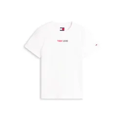 Tommy Jeans Majica ESSENTIAL mornarska/roza/bela