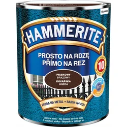 shumee Hammerite barva za kovino Straight to Rust, peščeno rjava, 0,7 l