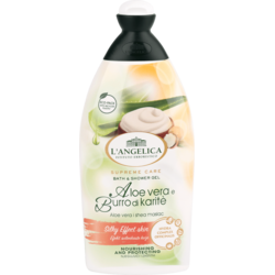 LAngelica Pena za kupanje Supreme Aloa Vera i Shee butter, 500ml