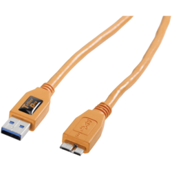 Tether Tools Tether Tools USB kabel  USB-A vtič\, USB-mikro-B 3.0 vtič  4.60 m oranžna  CU5454, (20417082)