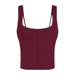 Bershka Top burgund