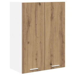 Vidaxl Viseča omarica Umetni hrast 60 x 31 x 80 cm Konstruiran les