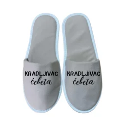 Muške kućne papuče Kradljivac ćebeta cs3325, Sive