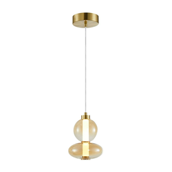 LED luster na sajli DAPHNE LED/12W/230V zlatna