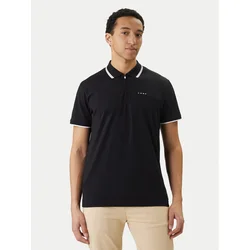JACK & JONES Majica JCOFUSION črna/bela