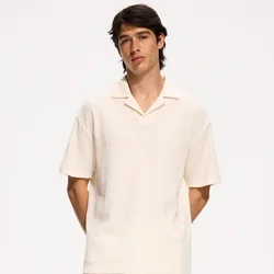 Reserved - Comfort fit Polo majica od strukturirane tkanine