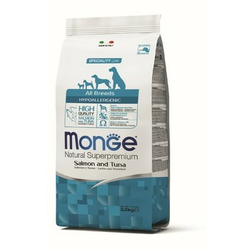 Monge hrana za pse Adult All breeds Hypoallergenic - Losos i tuna 2.5kg