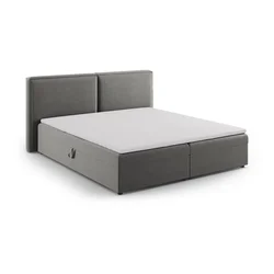 Siva boxspring postelja s prostorom za shranjevanje 180x200 cm Arendal – Cosmopolitan Design