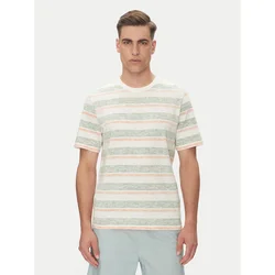 JACK & JONES Majica JJBIRK zelena/oranžna/bela