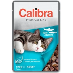 Calibra Cat Adult Kesica Pastrmka i Losos, hrana za mačke 100g