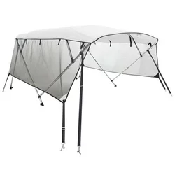 Tenda bimini s 4 luka i mrežastim zidovima 243x(170-182)x137 cm