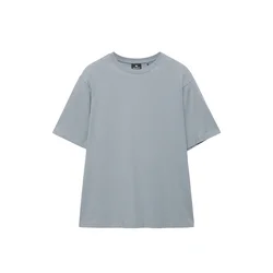 Pull&Bear Majica golobje modra