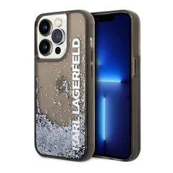 KARL LAGERFELD Maska za telefonHc Liquid Glitter Elong za iPhone 13 Pro Max 6.7, Crna