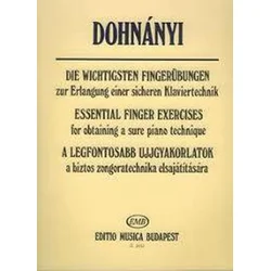 DOHNANYI:ESSENTIAL FINGER EXERCISES