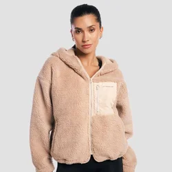 GymBeam Women‘s Sherpa Jacket Canyon